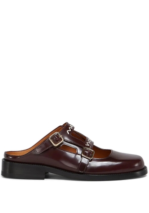 Marni leather mules - Red