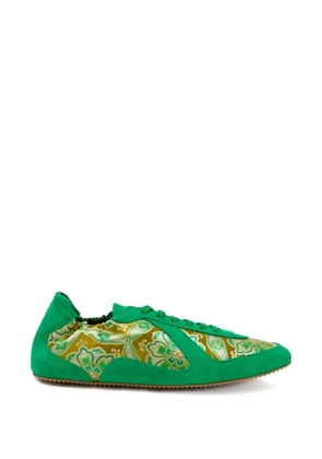 Christopher Esber floral-print sneakers - Green