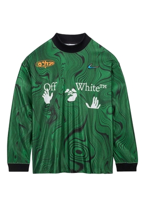 Nike x Off-White all-over printed jersey - Green