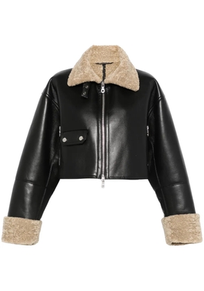 Nanushka cropped jacket - Black