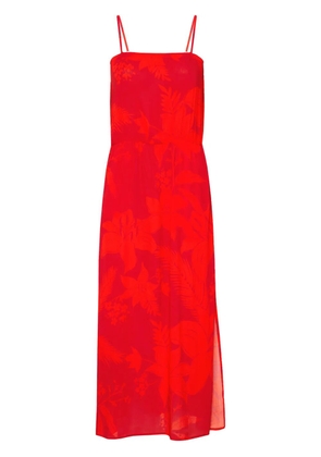 Vilebrequin Flower Power-print dress - Red