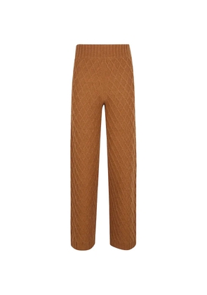 Max Mara Pevera knitted trousers - Brown