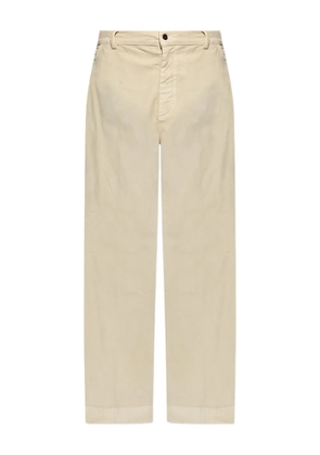 Officine Generale button-fly cotton trousers - Neutrals