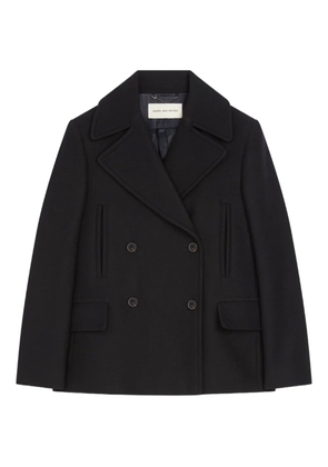 DRIES VAN NOTEN double-breasted wool-blend jacket - Black