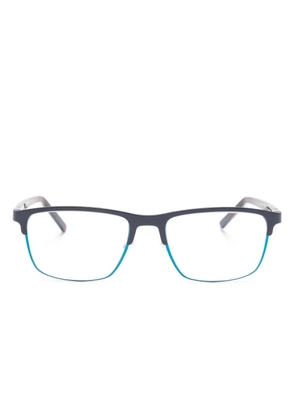 Face À Face Alium Watt rectangle-frame glasses - Blue