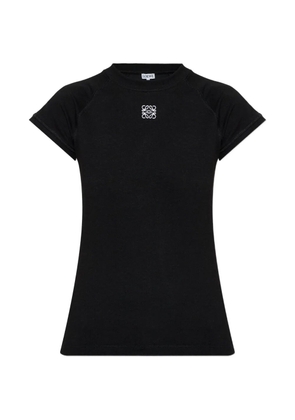 LOEWE embroidered-logo T-shirt - Black