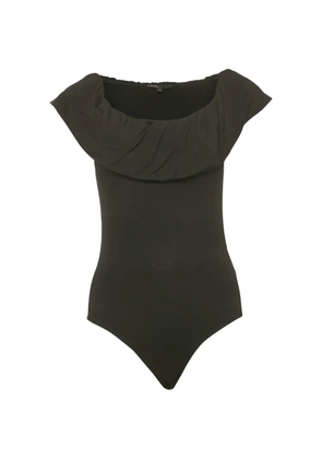Maje off-shoulder bodysuit - Black