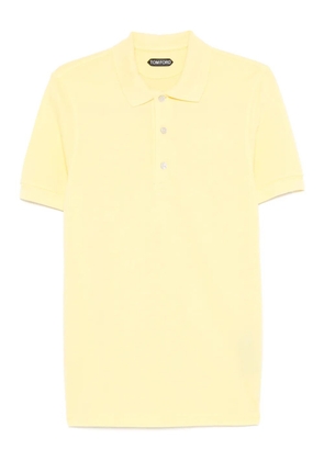 TOM FORD buttoned polo shirt - Yellow
