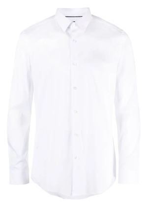 BOSS long-sleeve buttoned shirt - White