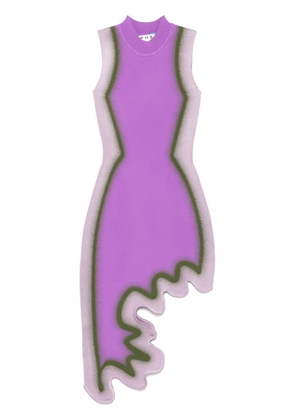 PH5 Brooklyn wavy asymmetric dress - Purple