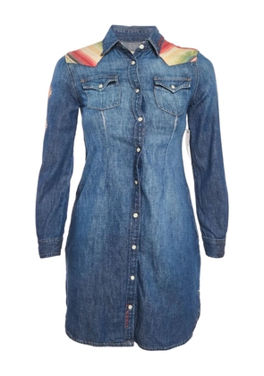 Polo Ralph Lauren Vintage embroidered yoke denim dress - Blue