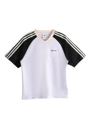 adidas stripe-detailing T-shirt - White