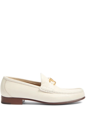 Valentino Garavani VLogo Signature leather loafers - White