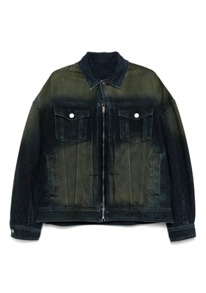 Juun.J denim zipped jacket - Blue