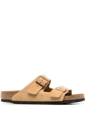 Birkenstock Arizona 'Suede Leather-Latte Cream' - Neutrals