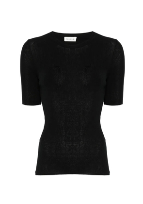 P.A.R.O.S.H. ribbed T-shirt - Black