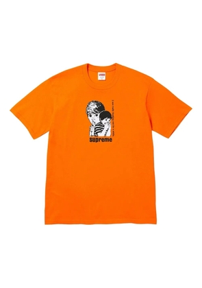Supreme graphic-print T-shirt - Orange