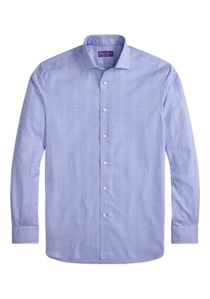 Ralph Lauren Purple Label long-sleeve check shirt - Blue