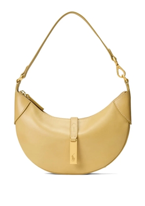 Polo Ralph Lauren Polo ID leather shoulder bag - Neutrals