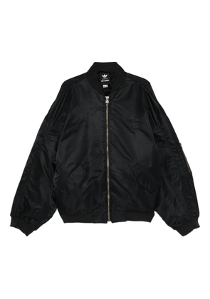 adidas x Willy Chavarria satin bomber jacket - Black