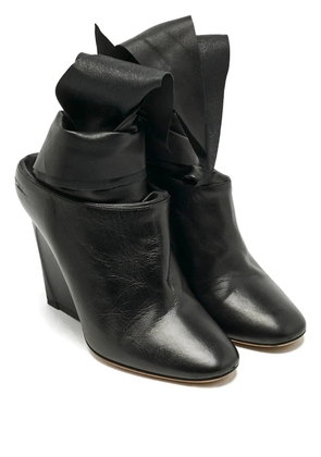 Christian Dior Pre-Owned leather ankle-tie boots - Black