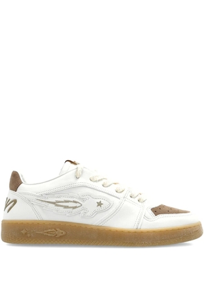 Enterprise Japan EJ EGG Rocket leather sneakers - White