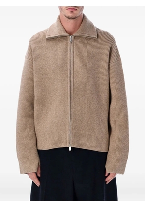Studio Nicholson zip knitwear - Neutrals