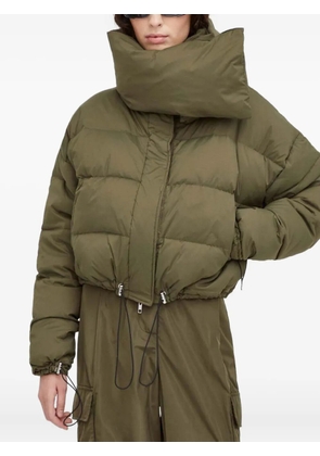 HERSKIND funnel-neck drawstring jacket - Green