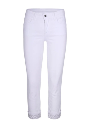 LIU JO cuffed jeans - White