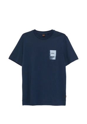 BOSS graphic-print T-shirt - Blue