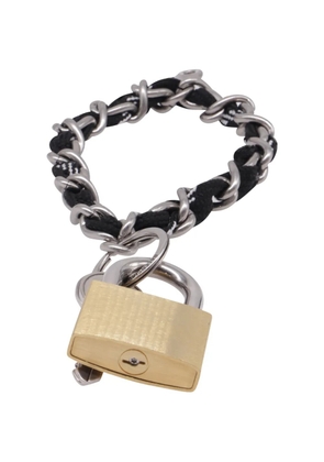 Balenciaga Pre-Owned shoelace padlock keychain - Silver