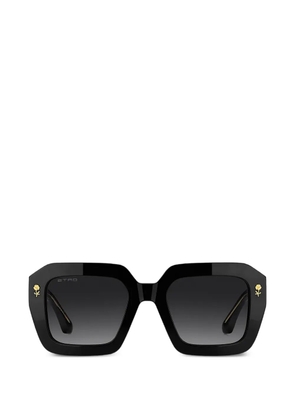ETRO flower geometric sunglasses - Black