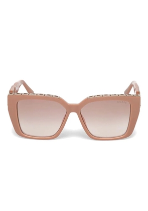 GUESS EYEWEAR square-frame sunglasses - Pink