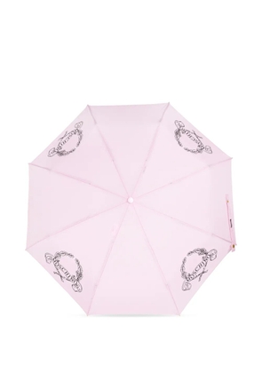Moschino logo-motif umbrella - Pink