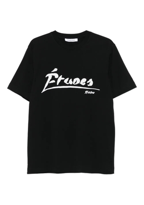 Études Studio logo-print organic cotton T-shirt - Black