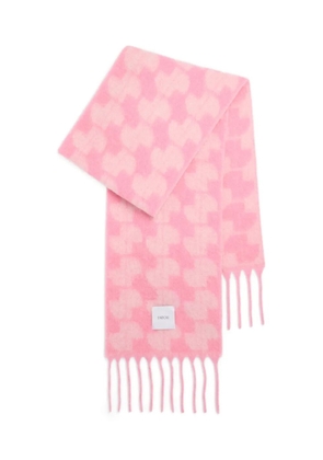 Patou houndstooth scarf - Pink