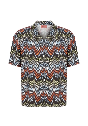 Missoni patterned short-sleeve shirt - Black
