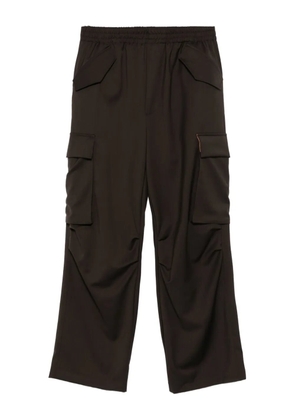 A Paper Kid elasticated-waistband cargo pants - Brown