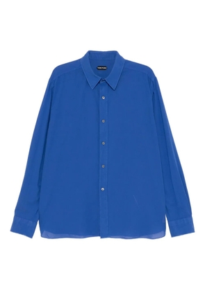 TOM FORD cotton shirt - Blue