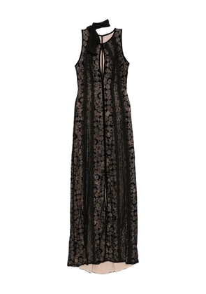 Saiid Kobeisy lace grown - Black