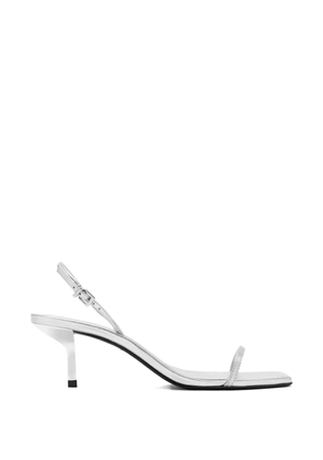 Schutz Judith square-toe heeled sandals - Silver