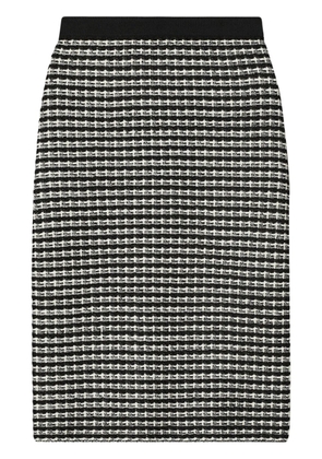 Tory Burch jacquard skirt - Black