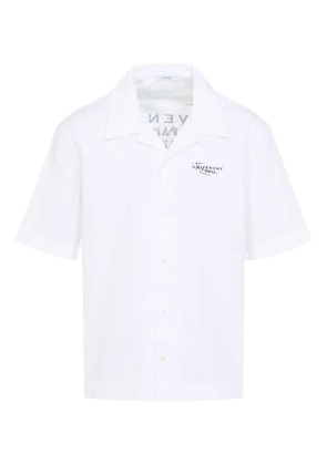 Givenchy stamp-print short-sleeve shirt - White