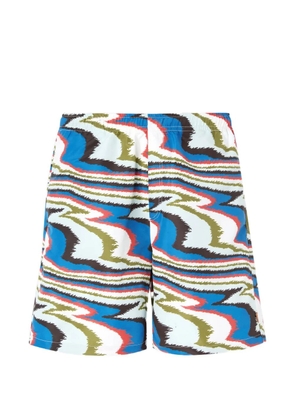 Missoni zigzag-print swim shorts - White