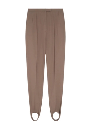 DRIES VAN NOTEN stirrup trousers - Brown