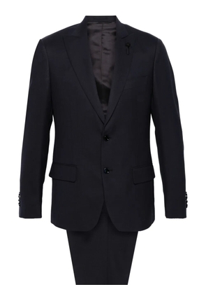 Lardini single-breasted wool suit - Blue