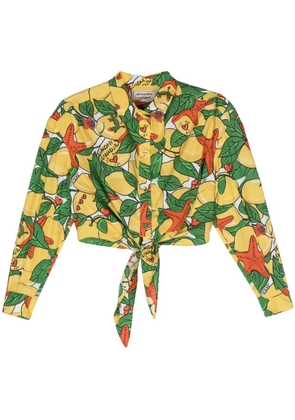 alessandro enriquez lemon-print shirt - Yellow
