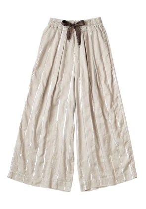 KAPITAL Phillies Stripe trousers - Neutrals