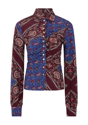 Rabanne paisley-print shirt - Purple