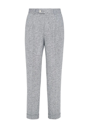 Brunello Cucinelli Sharkskin trousers - Grey